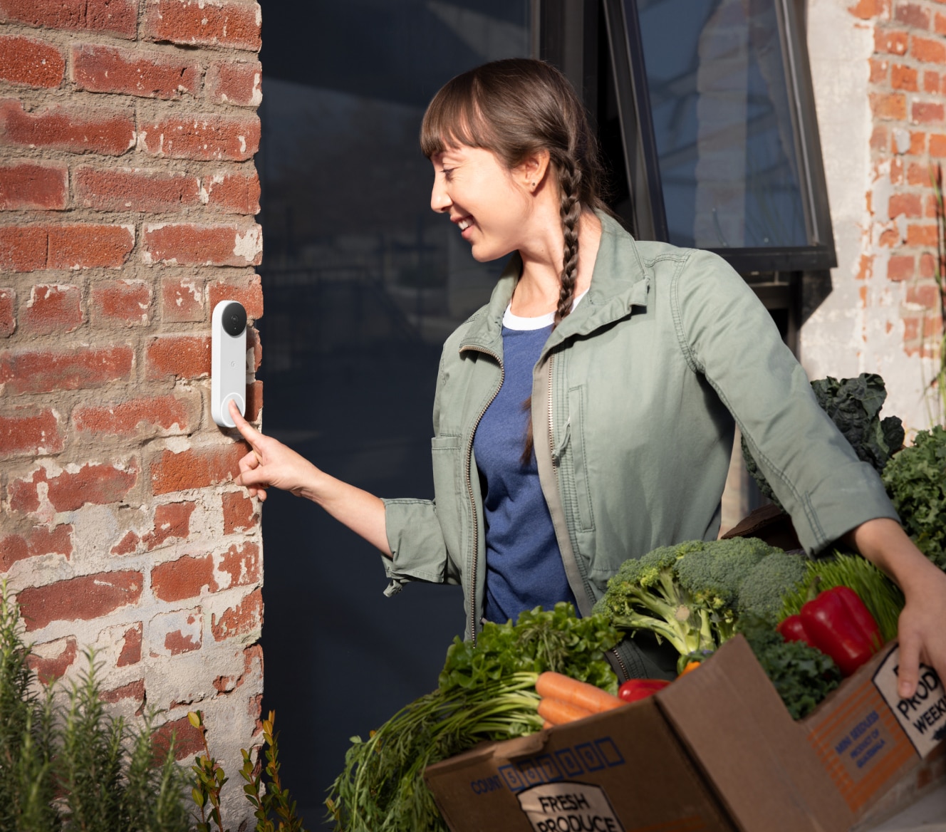 Nest door view store cam